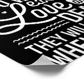 Chase Everything You Want Except Love And Death En Poster (Hoek)