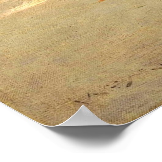 Chase - het meer voor miniatuurjachten 1888 poster (Hoek)