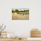 Chase - het meer voor miniatuurjachten 1888 poster (Keuken)