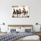 Chase I Canvas Afdruk (Insitu (Slaapkamer))
