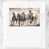 Chase I Rechthoekige Sticker (Tas)