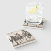 Chase I Stenen Onderzetter (Zijkant)