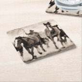 Chase I Vierkante Kartonnen Onderzetter (Schuin)