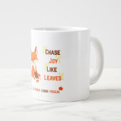 Chase Joy Comme Feuille - Bilingue Autumn Fox Mug (Devant droit)