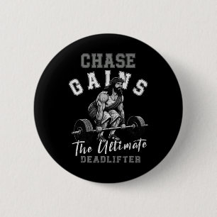 Chase krijgt Jesus de ultieme deadlifter Funny Mo Ronde Button 5,7 Cm