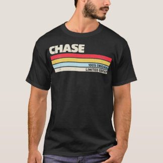 Chase Persoonlijke naam Retro 70s 90s T-shirt