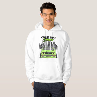 Chase That BMW Car Dream T-shirt met capuchon