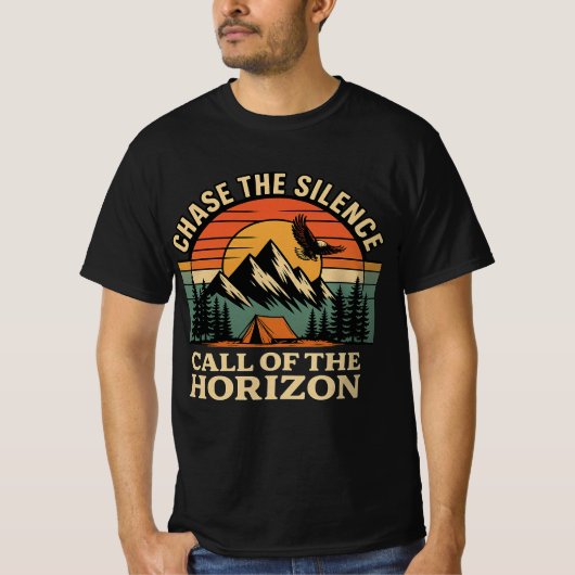 Chase the Silence - Call of the Horizon Adventure  T-shirt (Voorkant)