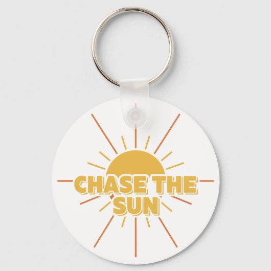 Chase The Sun Sleutelhanger (Voorkant)