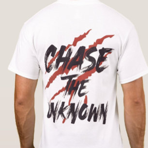 Chase The Unknown– Stedelijk Grunge Straatmode Gra T-shirt