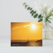 Chase Way Sunset Prudence Island Briefkaart (Staand voorkant)