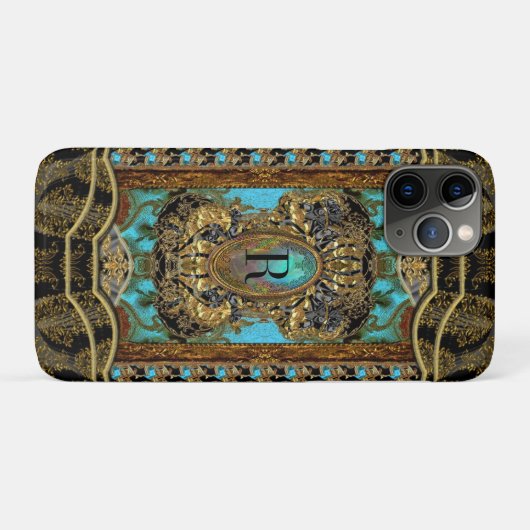 Chasecoure Monogram meisje Victoriaans Case-Mate iPhone Case (Achterkant (horizontaal))