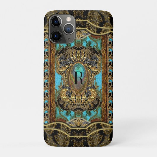 Chasecoure Monogram meisje Victoriaans Case-Mate iPhone Case (Achterkant)
