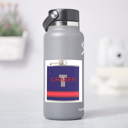 Chaser Fun Navy Sticker (HydroFlask)