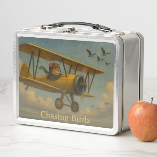 Chasing Birds Metal Lunchbox (En situation)