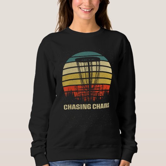 Chasing Chains Disc Golf Hobby Golfer Activities Trui (Voorkant)