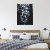 Chasing Clouds Smoke Premium Canvas Print (Insitu (Slaapkamer))