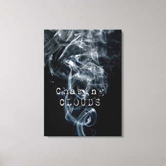 Chasing Clouds Smoke Premium Canvas Print