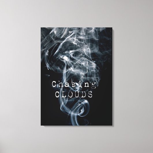 Chasing Clouds Smoke Premium Canvas Print (Voorkant)