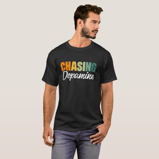 Chasing Dopamine T-Shirt met lange mouwen (Voorkant volledig)