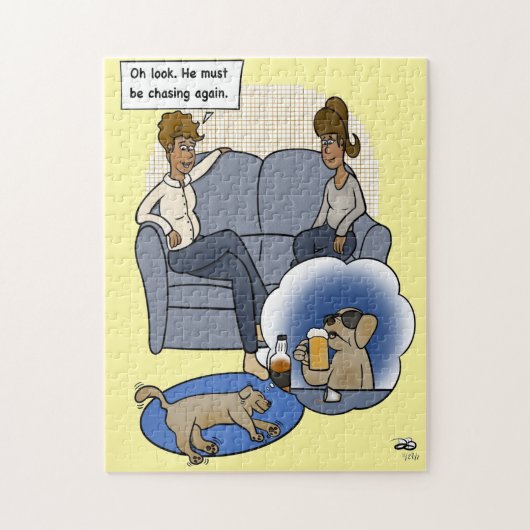 Chasing Dream Yellow Jigsaw Puzzle (Vertical)