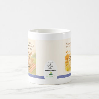 Chasing Happiness Dog Lover Mug by Tina Tran