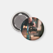 'Chasing Light Gallery' Magnet circulaire (Recto/Verso)