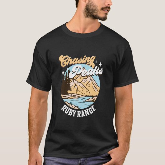 Chasing Peaks - Ruby Range T-shirt (Voorkant)
