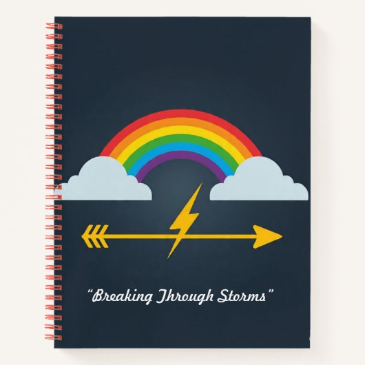 "Chasing Silver Linings" Notitieboek (Voorkant)