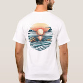 Chasing Sunset Horizons Katoen T-shirt (Achterkant)