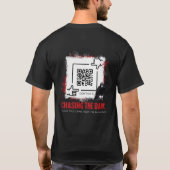 Chasing the Dark QR Code T-Shirt (Achterkant)