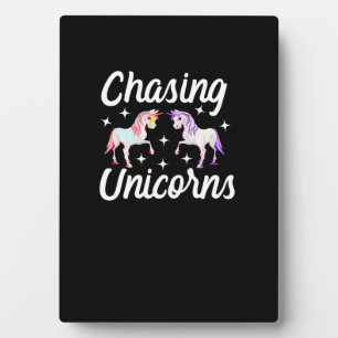Chasing Unicorns Magische T-shirt met lange mouwen Fotoplaat