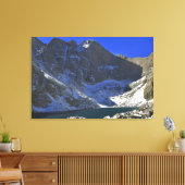 Chasm Lake III Canvas Afdruk (Insitu (Woonkamer))