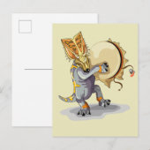 Chasmosaurus dansen een sjamaan ritueel briefkaart (Voorkant / Achterkant)
