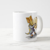 Chasmosaurus dansen een sjamaan ritueel extra grote beker (Voorkant rechts)