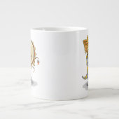 Chasmosaurus dansen een sjamaan ritueel extra grote beker (Voorkant)