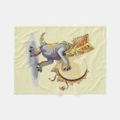 Chasmosaurus dansen een sjamaan ritueel fleece deken (Voorkant (Horizontaal))