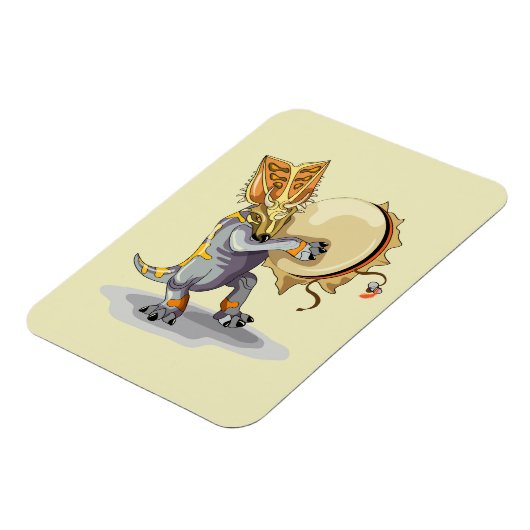 Chasmosaurus dansen een sjamaan ritueel magneet (Linkerzijde)