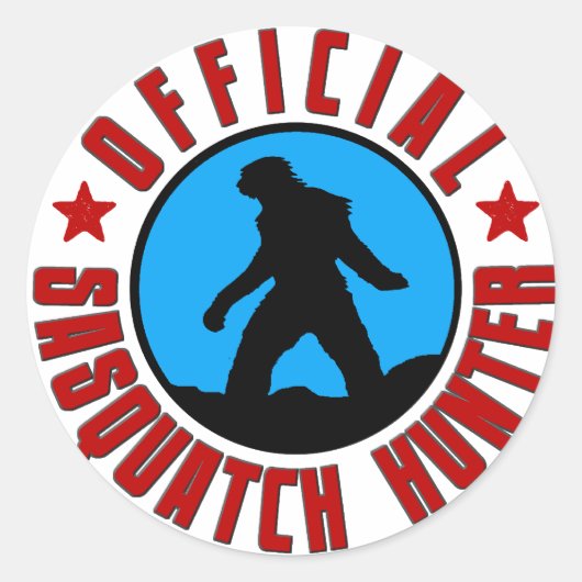 Chasquatch officiel ! Autocollant membre Bigfoot (Devant)