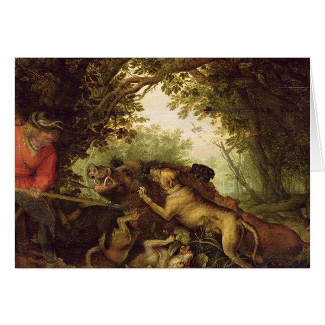 Chasse à verrat, 1611 (Devant horizontal)
