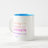 Chasse amusante Mug café (Devant gauche)