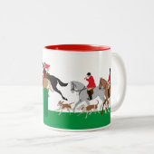 Chasse au boeuf Mug (Devant droit)