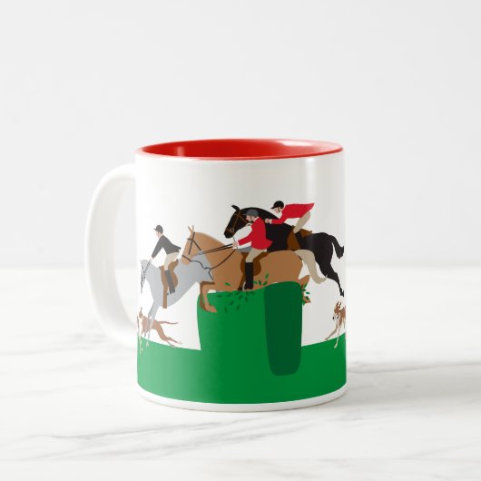 Chasse au boeuf Mug (Devant gauche)
