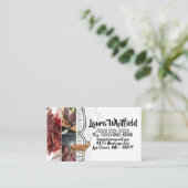 Chasse au bois de Carte de visite Deer Doe Buck (Debout devant)