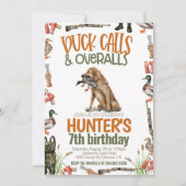 Chasse au canard Invitation Anniversaire (Devant)