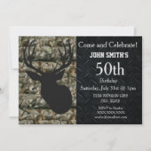 Chasse au cerf adulte robuste Invitations d'annive (Devant)