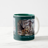 Chasse au cerf Mug de café (Devant droit)