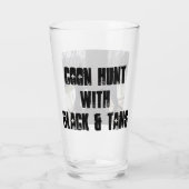 Chasse au coton avec rondelle en verre noir et tan (Dos)