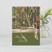 Chasse au Faire-part de mariage Camo (Debout devant)