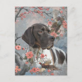 Chasse au faisan avec pointeurs, carte postale Art (Devant)